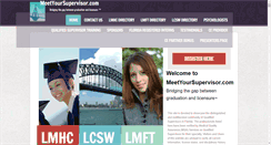 Desktop Screenshot of meetyoursupervisor.com