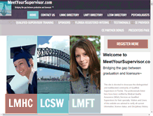 Tablet Screenshot of meetyoursupervisor.com